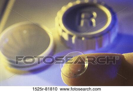 Contact lens on a person's finger tip View Large Photo Image Stock Image - Contact lens on a person's finger tip. Fotosearch