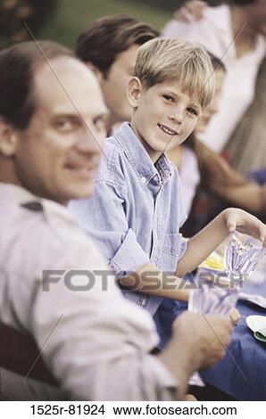 Portrait of a father and his son View Large Photo Image Picture - Portrait of a father and his son. Fotosearch