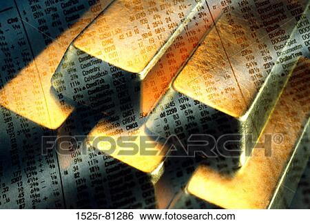 Text superimposed over gold bars View Large Photo Image Stock Photograph - Text superimposed over gold bars. Fotosearch