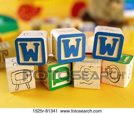 WWW on toy wooden blocks View Large Photo Image Stock Image - WWW on toy wooden blocks. Fotosearch