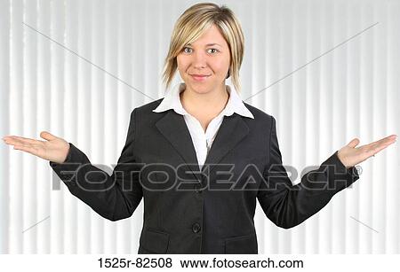 Businesswoman gesturing View Large Photo Image Stock Photo - Businesswoman gesturing. Fotosearch
