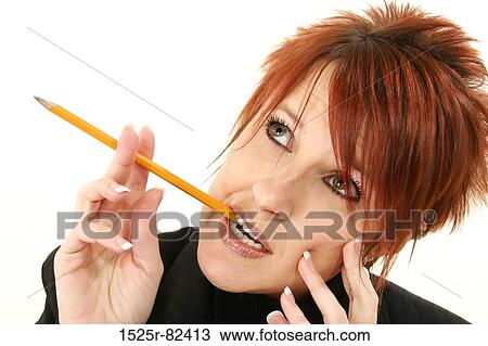 Businesswoman thinking View Large Photo Image Stock Image - Businesswoman thinking. Fotosearch