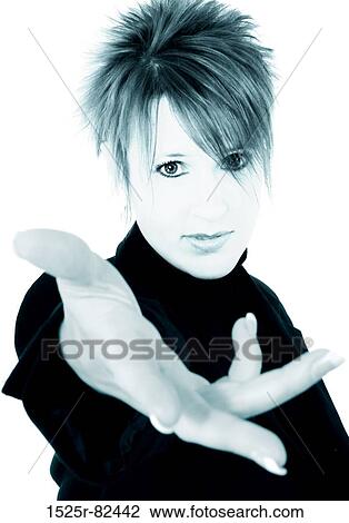 Portrait of a businesswoman gesturing View Large Photo Image Stock Image - Portrait of a businesswoman gesturing. Fotosearch