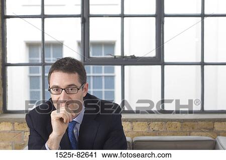 Businessman thinking View Large Photo Image Stock Image - Businessman thinking. Fotosearch
