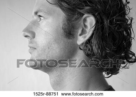 Stock Image - Close-up of a young man. Fotosearch