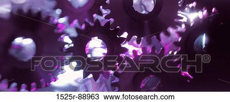 Close-up of interconnected gears View Large Photo Image Stock Image - Close-up of interconnected gears. Fotosearch