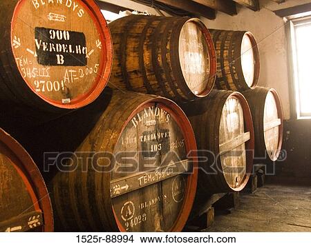 Wine barrels in a cellar View Large Photo Image Picture - Wine barrels in a cellar. Fotosearch
