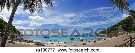 Beach scene View Large Photo Image Stock Photo - Beach scene. Fotosearch