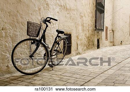 Bike with basket View Large Photo Image Stock Image - Bike with basket. Fotosearch
