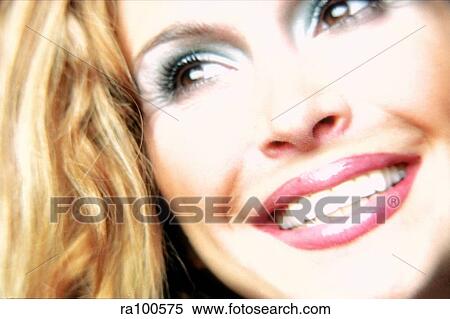 Blonde woman's face View Large Photo Image Stock Photography - Blonde woman's face. Fotosearch