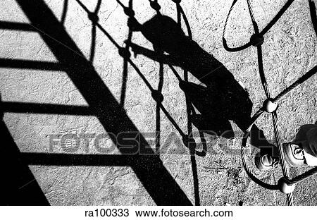 Boy on ropes View Large Photo Image Stock Image - Boy on ropes. Fotosearch