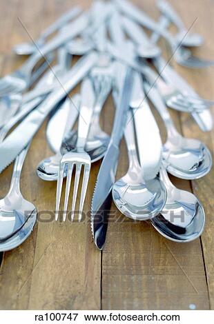 Cutlery View Large Photo Image Stock Photo - Cutlery. Fotosearch