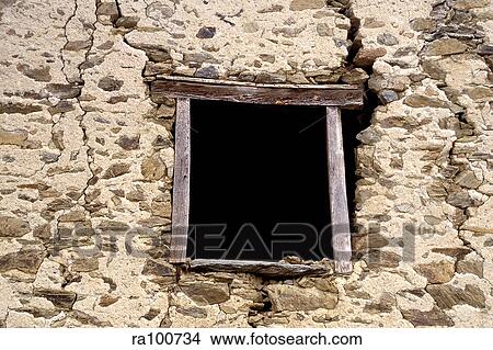 Picture - Derelict window. Fotosearch