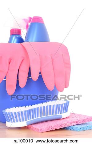Domestic cleaning kit View Large Photo Image Stock Image - Domestic cleaning kit. Fotosearch