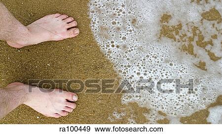 Feet at sea edge View Large Photo Image Stock Photo - Feet at sea edge. Fotosearch