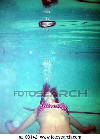 Girl underwater View Large Photo Image Stock Image - Girl underwater. Fotosearch