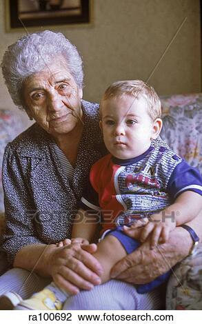 Grandmother with grandchild View Large Photo Image Stock Image - Grandmother with grandchild. Fotosearch