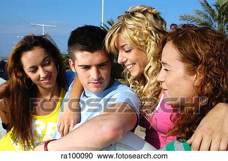 Group of young people View Large Photo Image Stock Image - Group of young people. Fotosearch