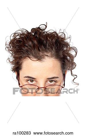 Head over white sheet View Large Photo Image Stock Image - Head over white sheet. Fotosearch