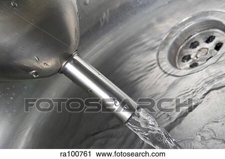 Kitchen sink View Large Photo Image Stock Image - Kitchen sink. Fotosearch