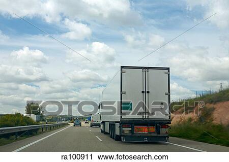 Lorry on road View Large Photo Image Stock Image - Lorry on road. Fotosearch
