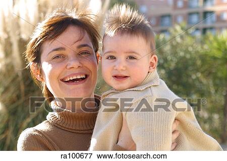 Mother and child View Large Photo Image Stock Photo - Mother and child. Fotosearch