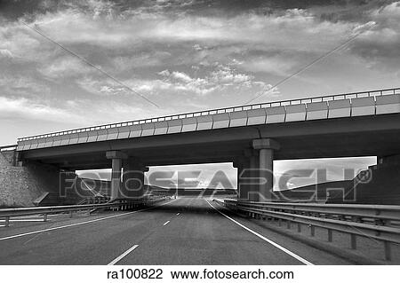 Motorway flyover View Large Photo Image Stock Image - Motorway flyover. Fotosearch