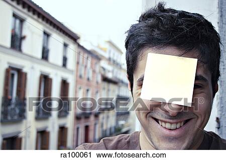 Note on face View Large Photo Image Stock Image - Note on face. Fotosearch