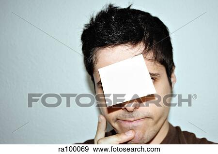 Note on face View Large Photo Image Stock Photo - Note on face. Fotosearch
