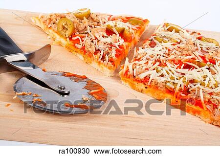 Pizza cut View Large Photo Image Stock Image - Pizza cut. Fotosearch