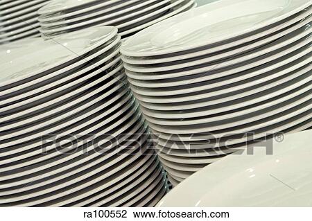 Stock Image - Plates. Fotosearch