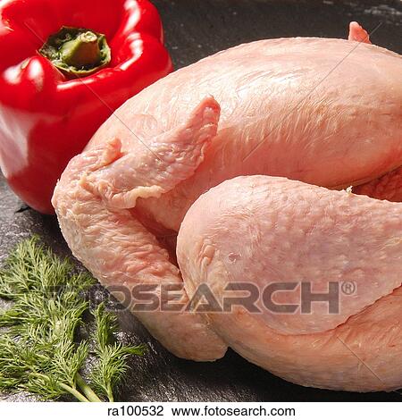 Stock Image - Raw chicken. Fotosearch