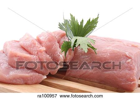 Raw meat View Large Photo Image Stock Photo - Raw meat. Fotosearch