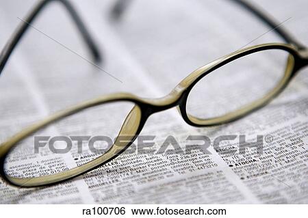 Reading glasses View Large Photo Image Stock Photograph - Reading glasses. Fotosearch