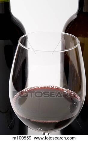 Stock Photo - Red wine in glass. Fotosearch