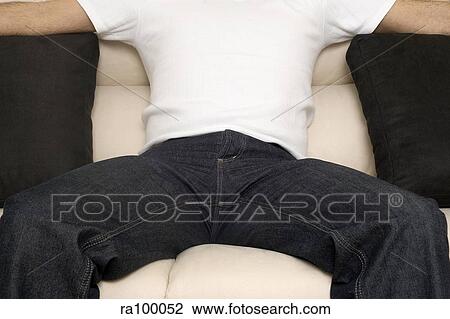 Stock Image - Relaxed posture. Fotosearch