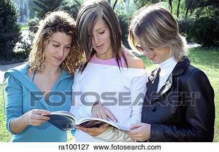 School friends View Large Photo Image Stock Photo - School friends. Fotosearch