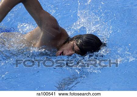 Swimming crawl View Large Photo Image Stock Image - Swimming crawl. Fotosearch