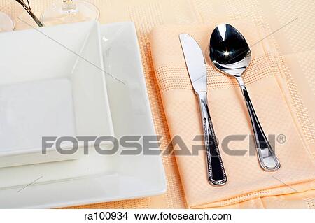 Table setting View Large Photo Image Picture - Table setting. Fotosearch