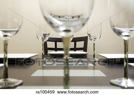 Table setting View Large Photo Image Stock Photo - Table setting. Fotosearch