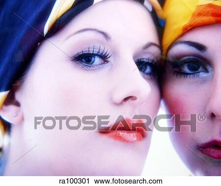 Stock Image - Two heads. Fotosearch