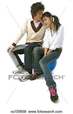 Stock Photo - Two teenagers. Fotosearch