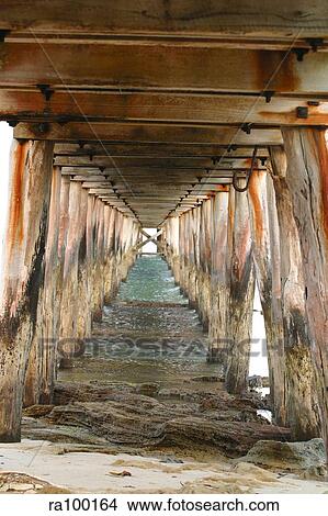 Under a jetty View Large Photo Image Picture - Under a jetty. Fotosearch