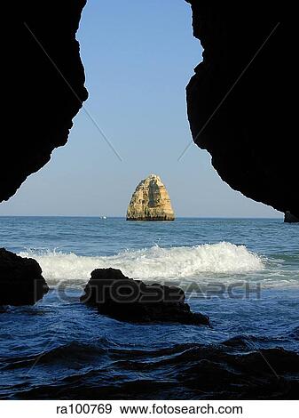 View through the cliffs View Large Photo Image Stock Photo - View through the cliffs. Fotosearch