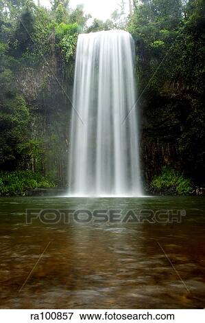 Waterfall View Large Photo Image Stock Photo - Waterfall. Fotosearch