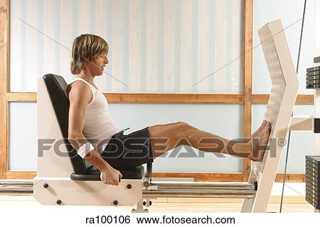 Weight training View Large Photo Image Stock Photograph - Weight training. Fotosearch
