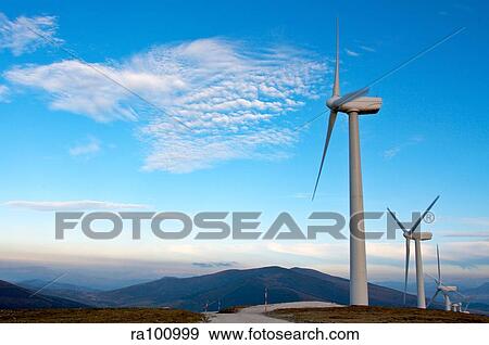 Wind turbines View Large Photo Image Stock Photo - Wind turbines. Fotosearch