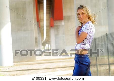 Woman standing View Large Photo Image Stock Image - Woman standing. Fotosearch