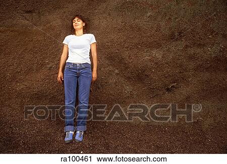 Stock Image - Woman thinking. Fotosearch