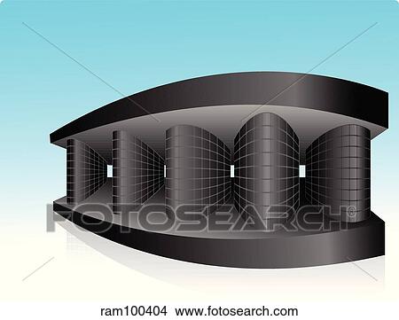 Stock Illustration - 3d building. Fotosearch